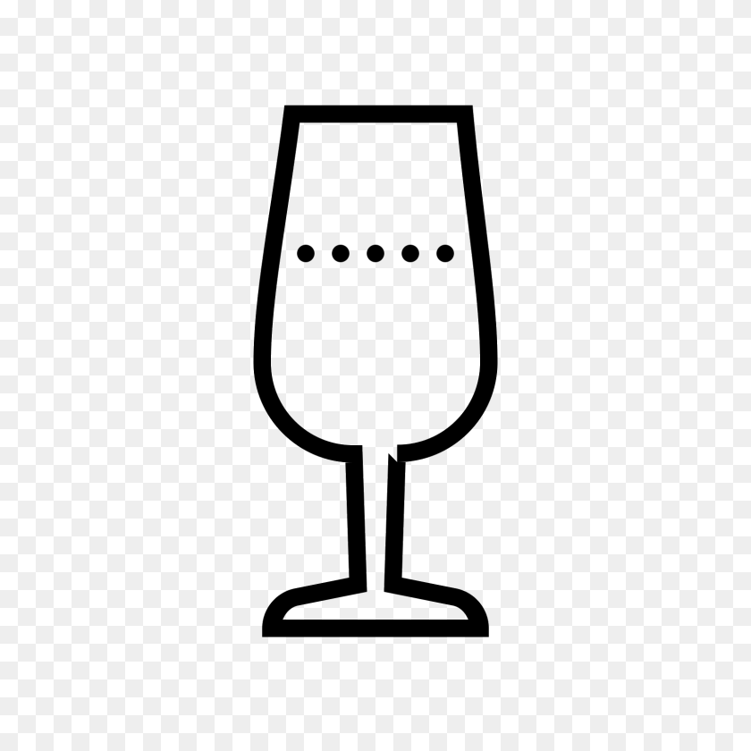 1600x1600 Значок Белое Вино - Бокал Png