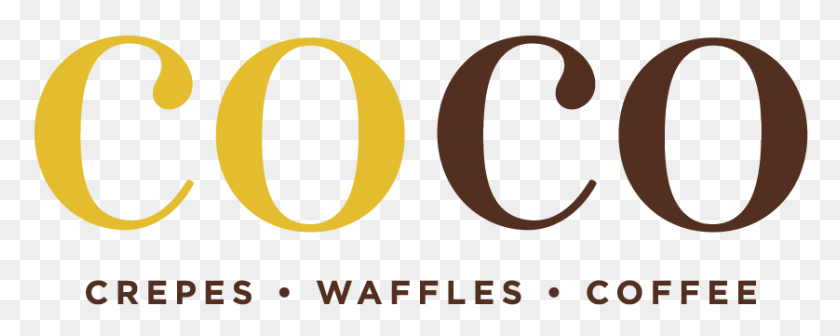 838x297 Who We Are Coco Crepes, Waffles Coffee - Coco Logo PNG
