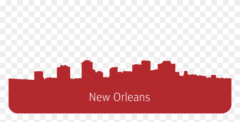 1174x555 Who We Are The Kresge Foundation - New Orleans Skyline Clipart