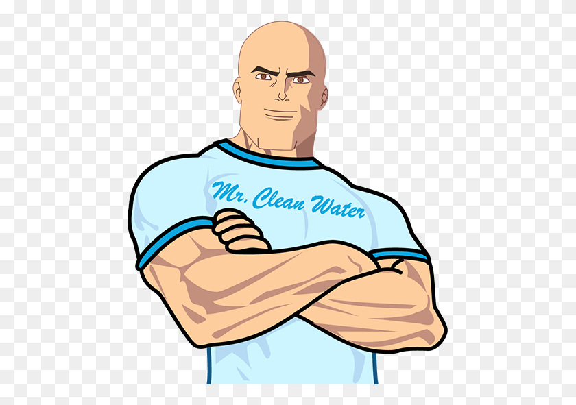 467x531 Whole House Water Filter, Water Softener Mcallen Tx Mr Clean Water - Mr Clean PNG