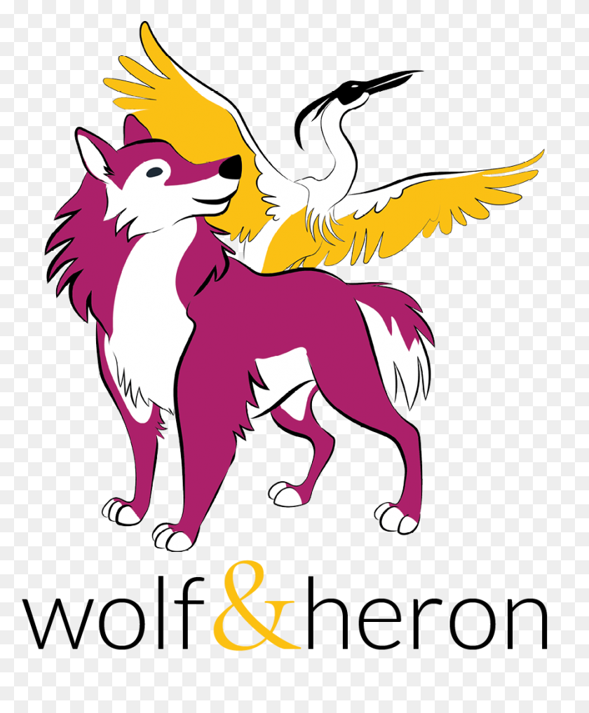889x1092 Why A Wolf And Heron Wolf Heron - Wolf PNG Logo