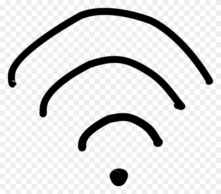 862x750 Wi-Fi Точка Доступа В Интернет Беспроводной Символ - Wi-Fi Клипарт