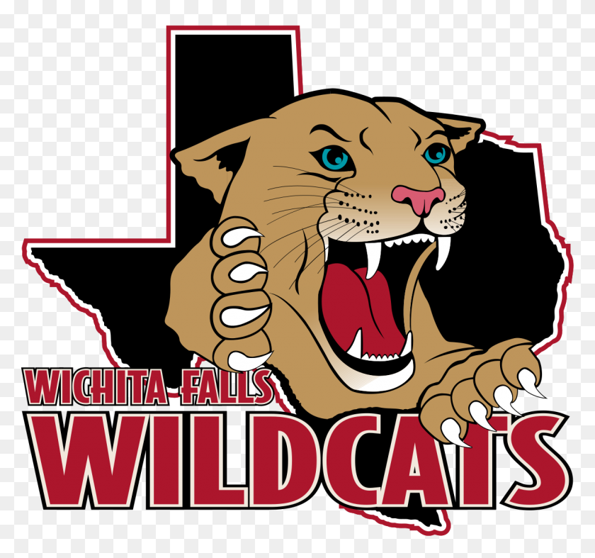 1200x1119 Wichita Falls Wildcats - Imágenes Prediseñadas De La Mascota Del Gato Montés