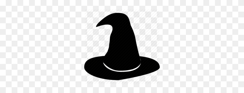 260x260 Wicked Witch Of The West Hat Clipart - Hats Clipart Black And White