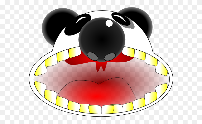 600x457 Wide Open Panda Mouth Png, Clip Art For Web - Cartoon Mouth PNG
