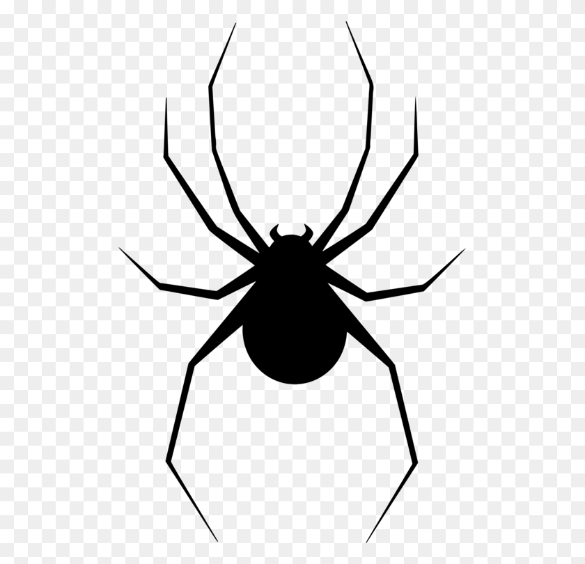 499x750 Widow Spiders Silhouette Spider Web Arthropod - Spider Clipart PNG