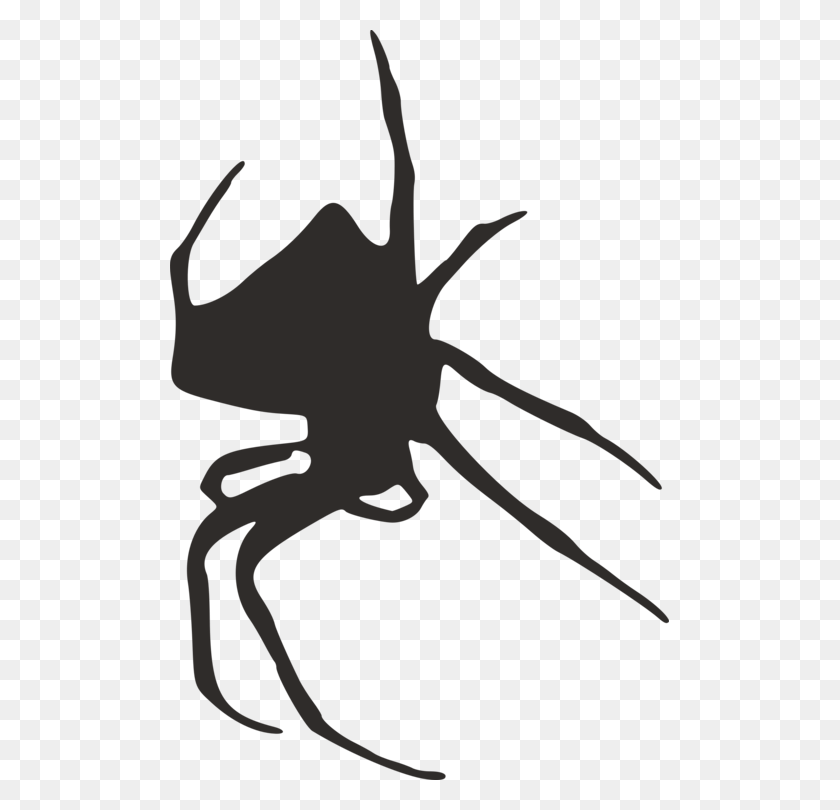 499x750 Widow Spiders Silhouette Spider Web Download - Spider Web Clipart