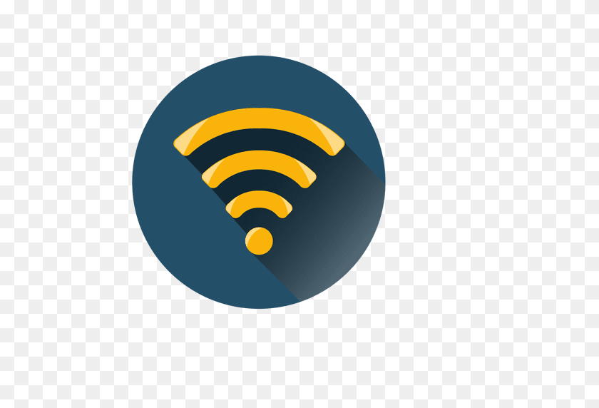 512x512 Icono De Círculo Wifi - Logotipo Wifi Png
