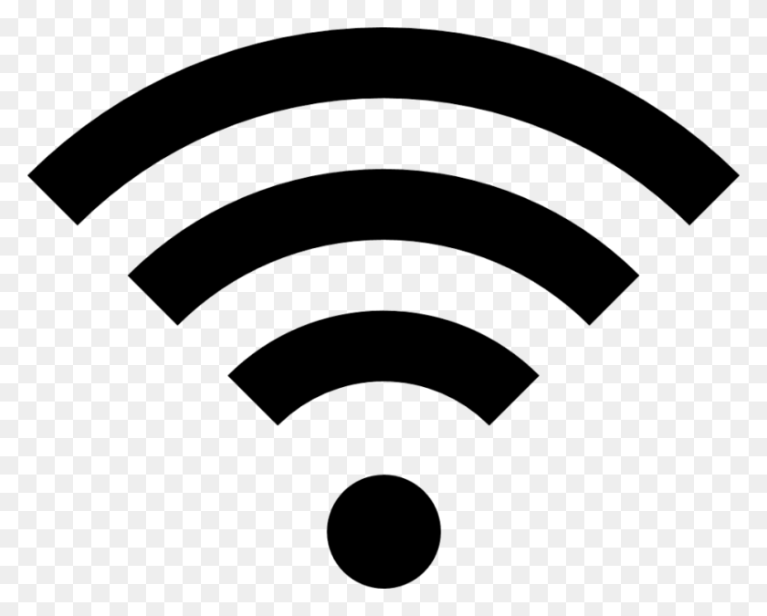 850x671 Значок Wi-Fi Черный Png - Значок Wi-Fi Png