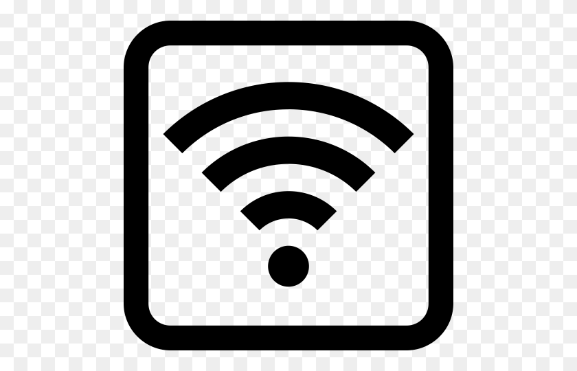 480x480 Значок Wi-Fi Png - Символ Wi-Fi Png