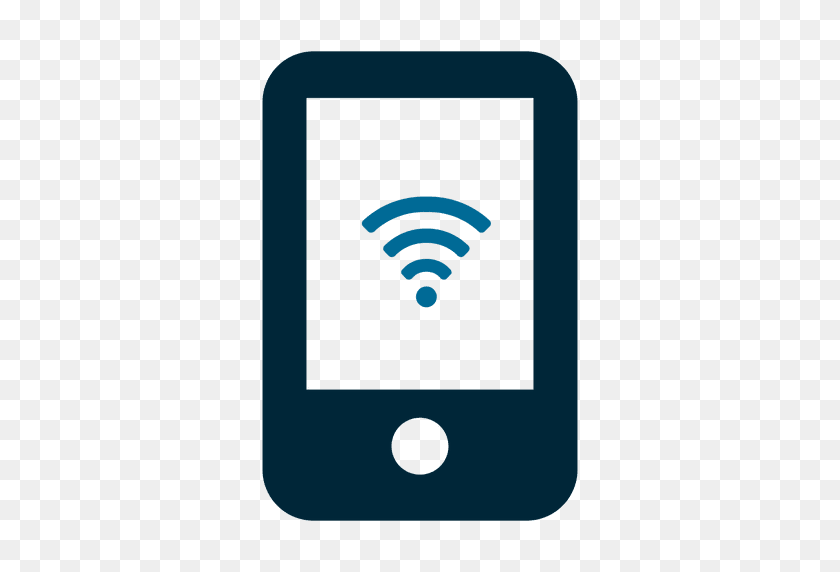 512x512 Wifi Mobile Screen - Celular PNG