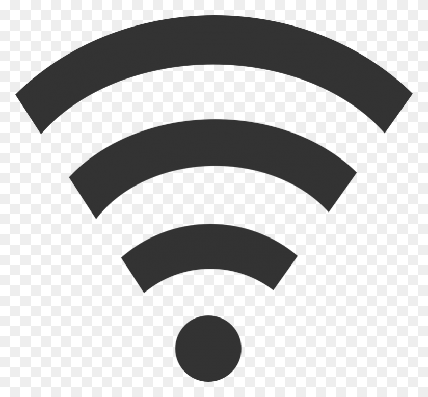 781x720 Wi-Fi Png Черный И Белый Прозрачный Wi-Fi Черный И Белый - Значок Wi-Fi Png