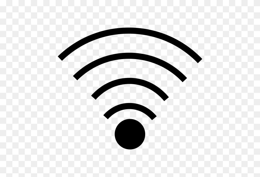 512x512 Wifi Png Black And White Transparent Wifi Black And White - Wifi PNG
