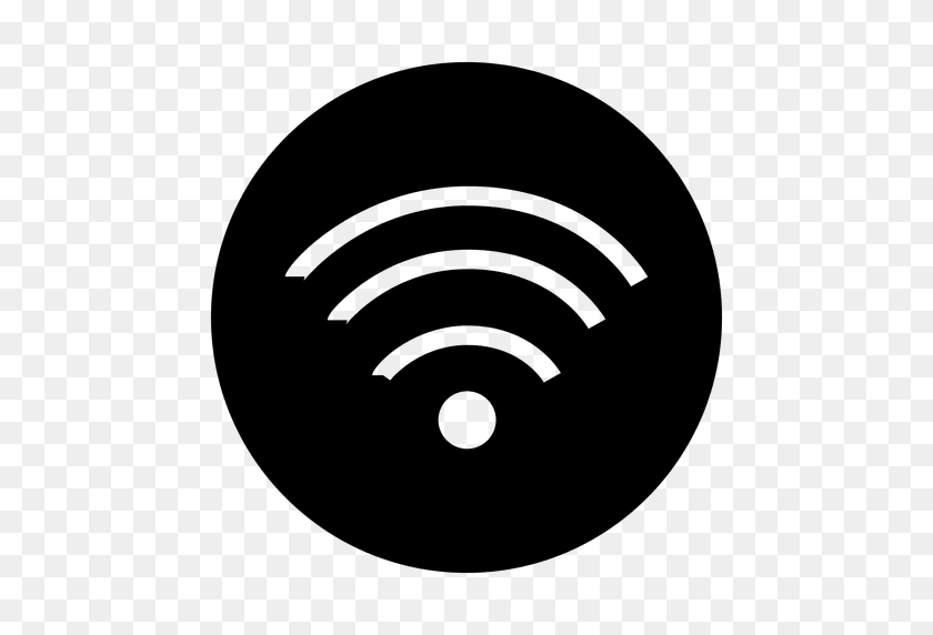 512x512 Icono De Servicio Redondo De Wifi - Wifi Png