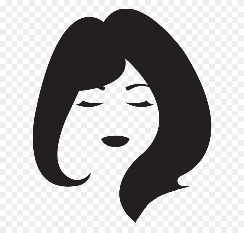 624x740 Wig Icon Transparent - Womens Retreat Clipart