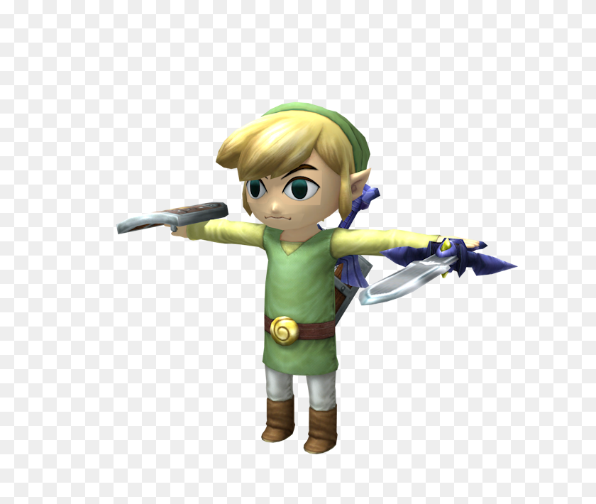 750x650 Wii - Toon Link PNG