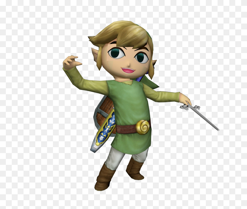 750x650 Wii - Toon Link PNG