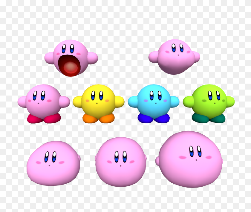 750x650 Wii - Kirby PNG