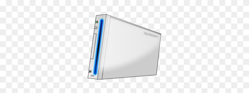 256x256 Wii Side View Icon - Wii PNG