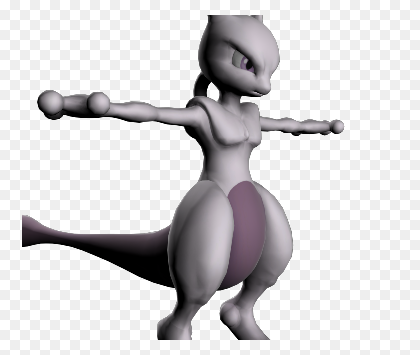 750x650 Wii U - Mewtwo PNG