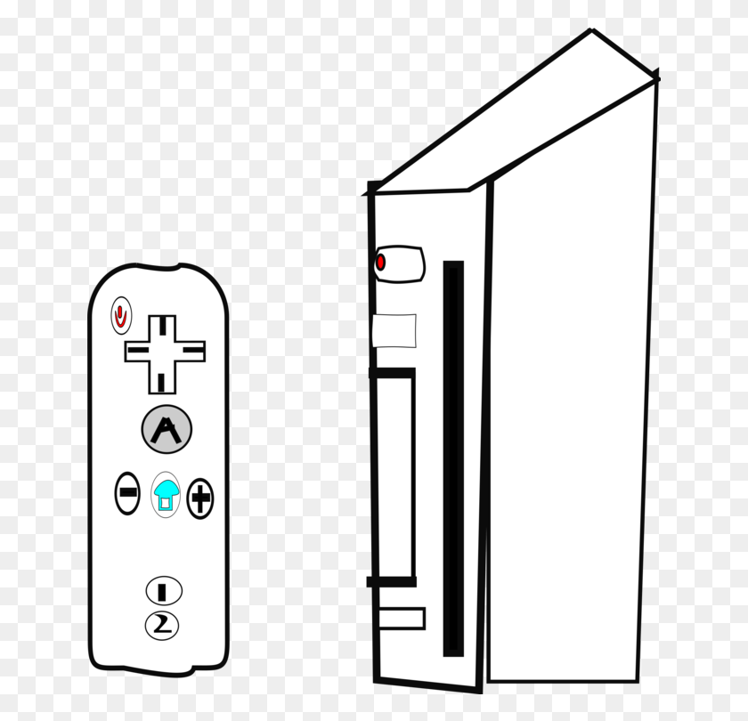 644x750 Wii U Wii Remote Игровые Контроллеры Nintendo Mario Kart Wii Free - Контроллер Nintendo Клипарт