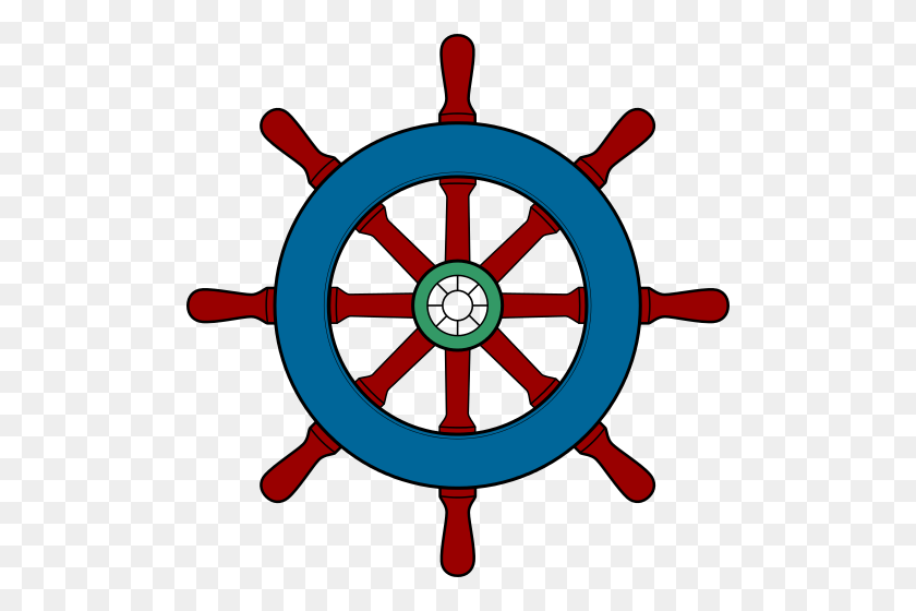 500x500 Wikivoyagesteering Wheel Ship Dreams - Корабль Колесо Клипарт