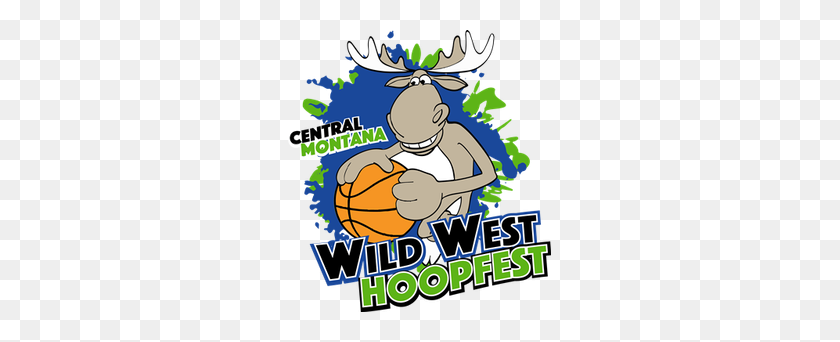 263x282 Wild West Hoopfest - Basketball Scoreboard Clipart