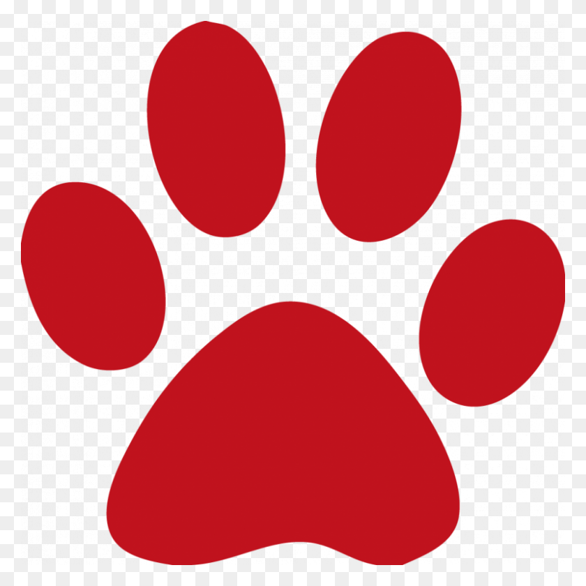 800x800 Wildcat Dog Paw Clip Art - Dog Love Clipart