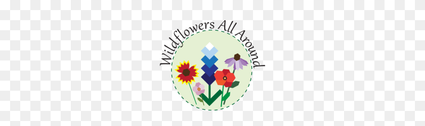 226x190 Wildflowers All Around Shop Hop - Wildflowers PNG