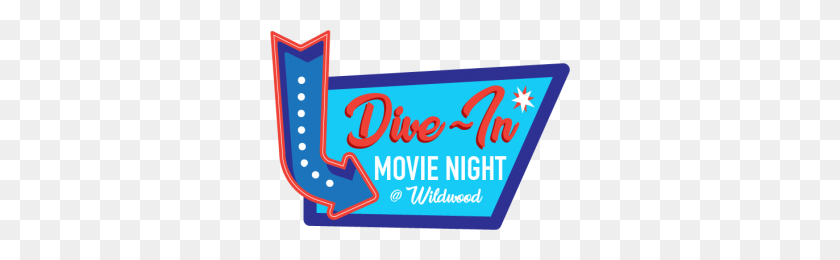300x200 Wildwood Manor Pool Dive In Movie Night - Movie Night PNG