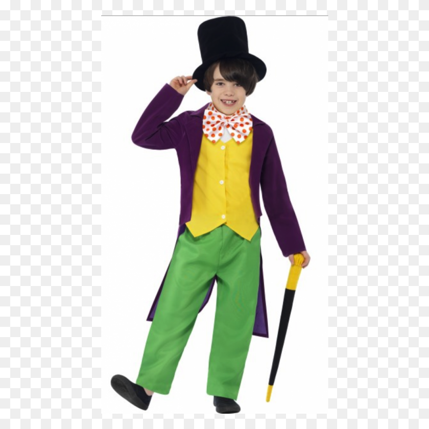 988x988 Willy Wonka Costume - Willy Wonka PNG