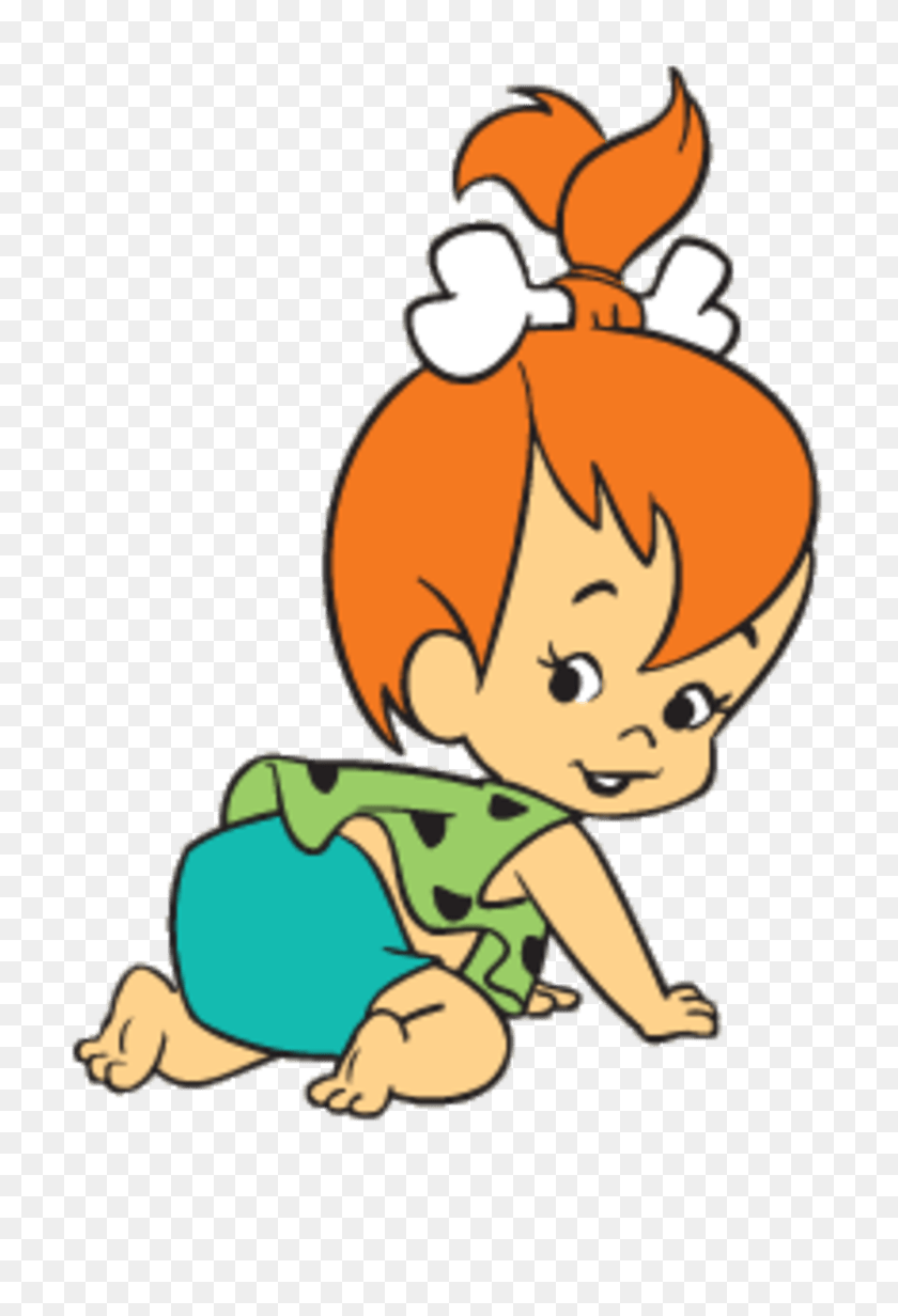 760x1172 Wilma Fred Flintstone Clipart - Flintstones Clipart