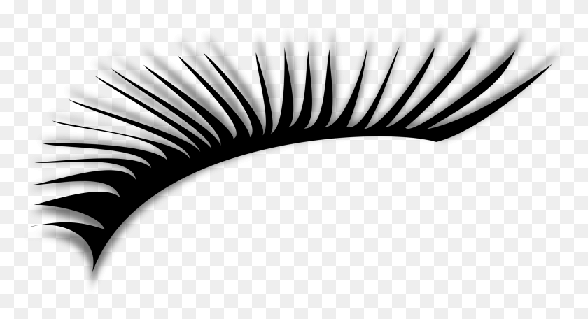 2323x1180 Wimpern Clipart - Lashes PNG
