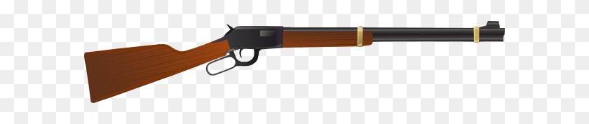 600x117 Winchester Rifle Clip Art - Rifle Clipart