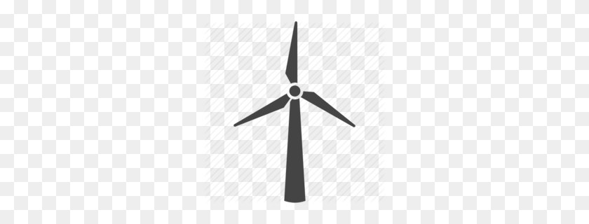 260x260 Wind Power Clipart - Wind Clipart Black And White