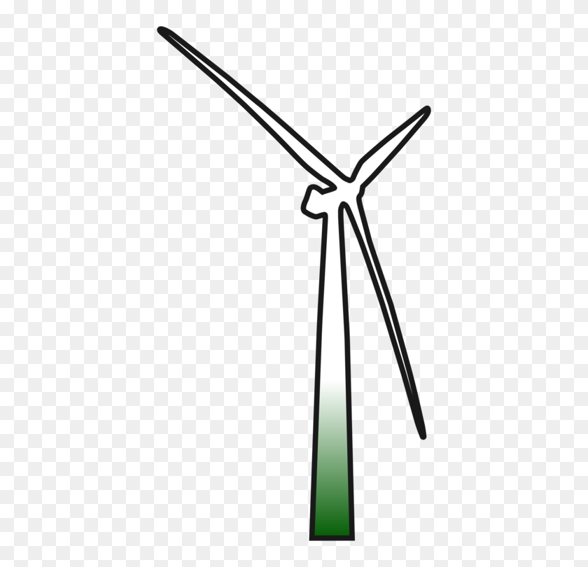 398x750 Wind Turbine Wind Power Wind Farm Renewable Energy - Wind Clipart PNG