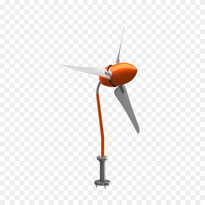 1040x1040 Windchallenge The Windleaf, A Small And Reliable Wind Turbine - Wind Turbine PNG