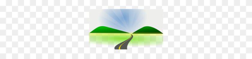 260x139 Winding Path Rocky Clipart - Car Driving On Road Clipart