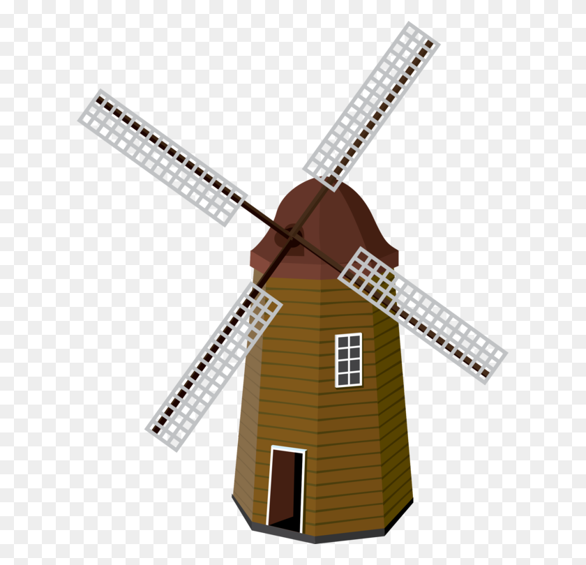 619x750 Windmill - Mill Clipart