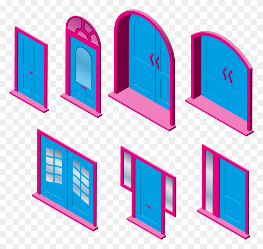 Window Door Building Computer Icons Gate - Gate Clipart