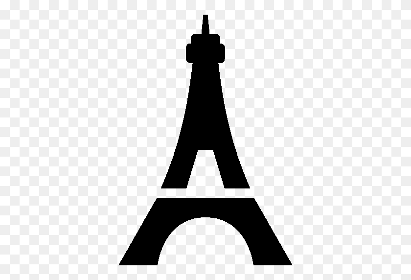 512x512 Окно В Париж Обои - Эйфелева Башня Черно-Белый Клипарт
