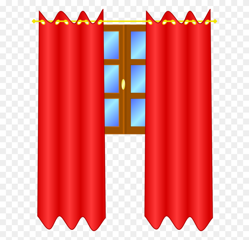 626x750 Window Treatment Theater Drapes And Stage Curtains Drapery Free - Red Curtain Clipart