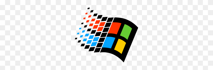 250x217 Windows - Логотип Windows 95 Png