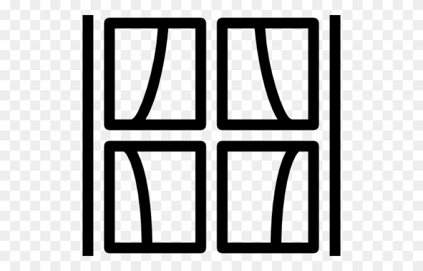 640x480 Windows Clipart Black And White - Window Clipart Black And White