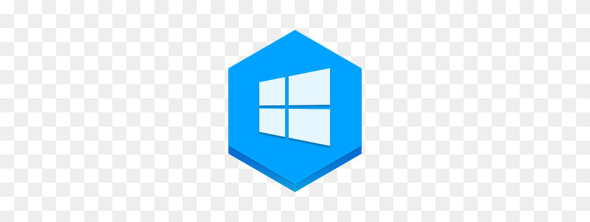 256x256 Icono De Windows Hexagonal Iconset - Icono De Windows Png