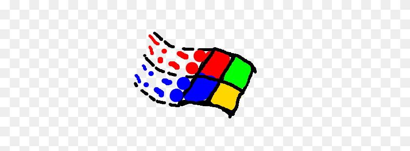 300x250 Logotipo De Windows Png - Windows 95 Png