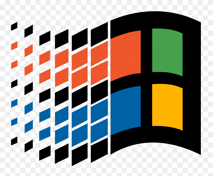 4535x3679 Logotipos De Windows - Logotipo De Windows 98 Png