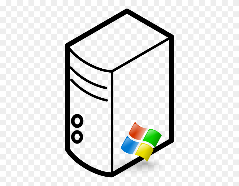 384x593 Clipart Final De Windows Server - Clipart Final