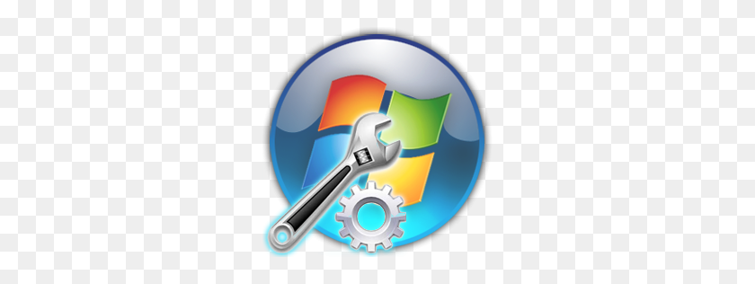 256x256 Windows Start Button Changer - Windows 7 Logo PNG