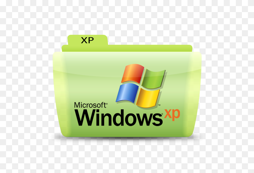 512x512 Windows Xp, Папка, Значок Без Значков Colorflow - Логотип Windows Xp Png